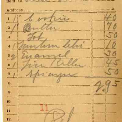 Receipt, 1919