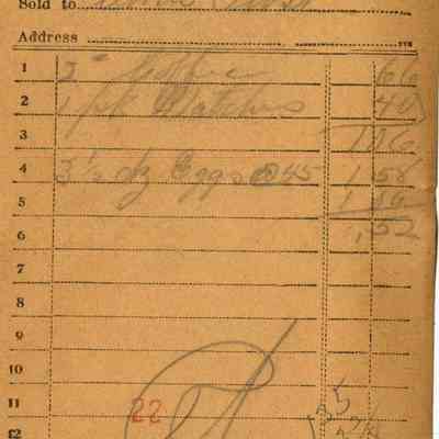 Receipt, 1919
