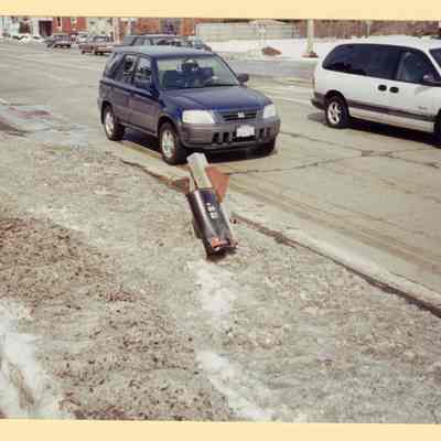 Broken Mailbox, North BG Road, C. 2000