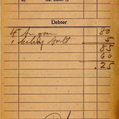 Receipt, 1920