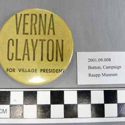Verna Clayton Campaign Button