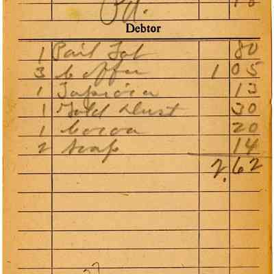 Firnbach and Raupp Receipt 1919