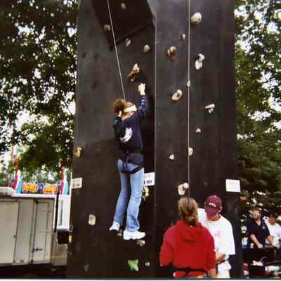 Buffalo Grove Days climbing wall