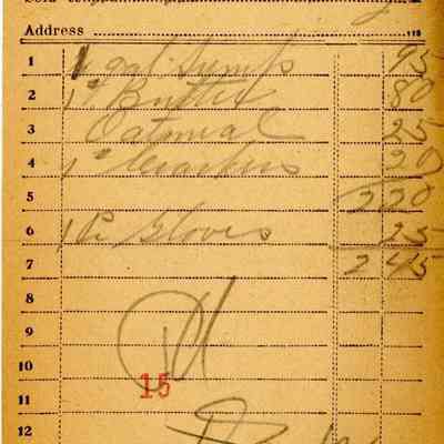 Receipt, 1919