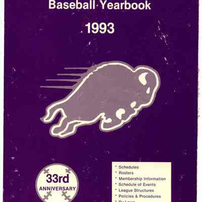 Buffalo Grove Recreation Association Baseball Yearbook 1993