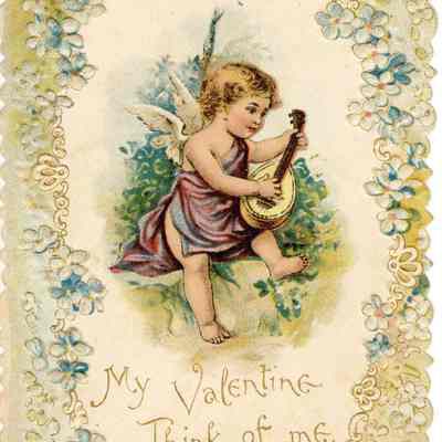 Leikam Valentine Postcard, C. 1910