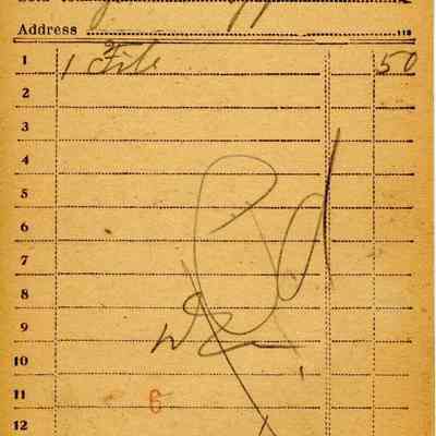 Receipt 1919