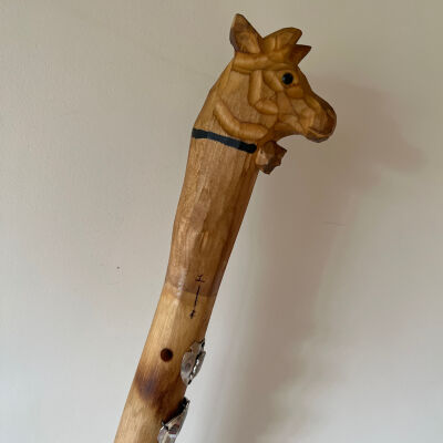 Horse Headed Hazel Hiking Stick