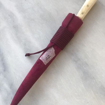 Pic without chape and collar: T Spine Pesh Kabz with stag horn handle