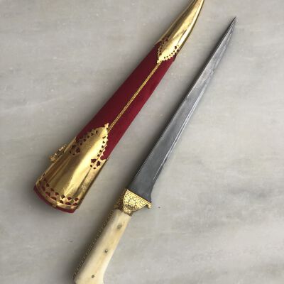 Pesh Kabz_Deer_Horn_Gold