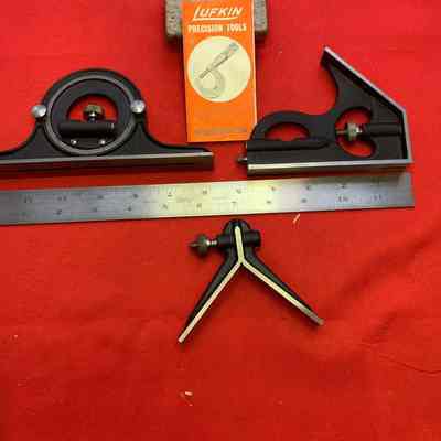 Combination Square Set 12 Inch Lufkin No. 635