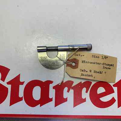 Hackett Micrometer 1/2 Inch