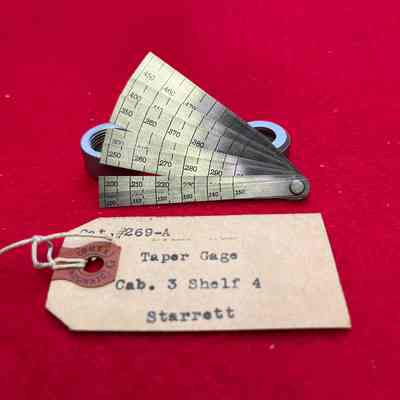 Taper Gage Starrett No. 269A