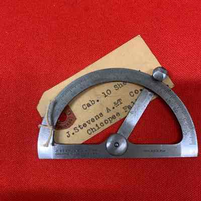 Protractor J. Stevens A & T Co.