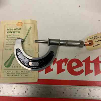 Moore & Wright Catalog #966 Micrometer 2 Inch