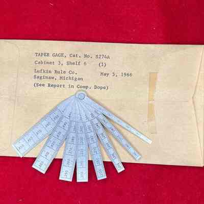 Taper Gage Lufkin No. S274A