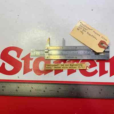 Caliper Slide Caliper Pocket Jet Air Eng. Corp. "Caliputer"
