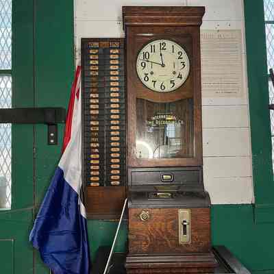 Time Clock & Rack