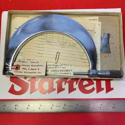 Tubular Catalog #T-6 Micrometer 5 - 6 Inch