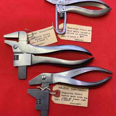 Expansion Pliers Starrett Cat. #240, 2 other Unknown