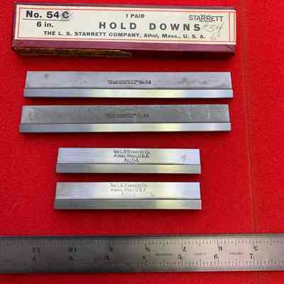 Hold Downs Starrett Catalog #54 4 inch, 6 Inch