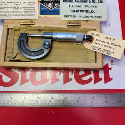 Shardlow Catalog #50 Micrometer RS/LN
