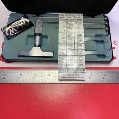 Moore & Wright Micrometer Depth Gauge #891 3"