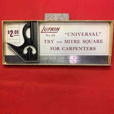 Combination Square Try and Mitre 12 Inch Lufkin No. 65