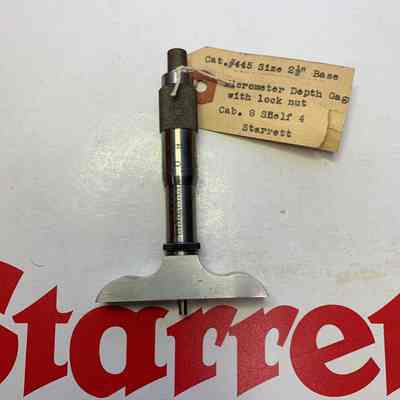 Catalog #445 Micrometer Depth Gage