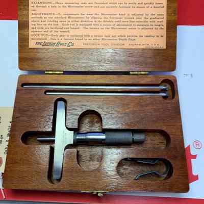 Lufkin Micrometer Depth Gage #513 0-3"