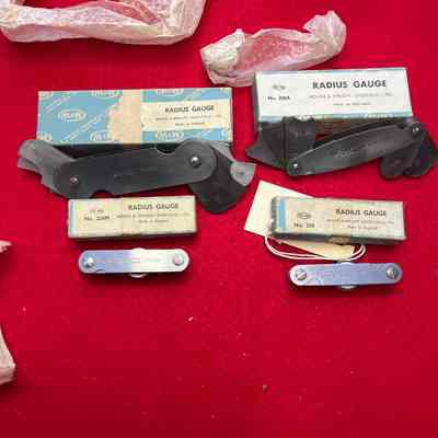 Radius Gauges Morore & Wright