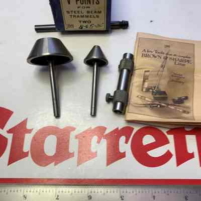 B & S V Points for Steel Beam Trammels #845