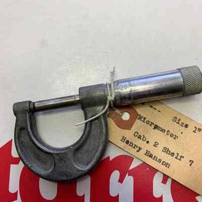 Handy Micrometer (Henry Hanson)