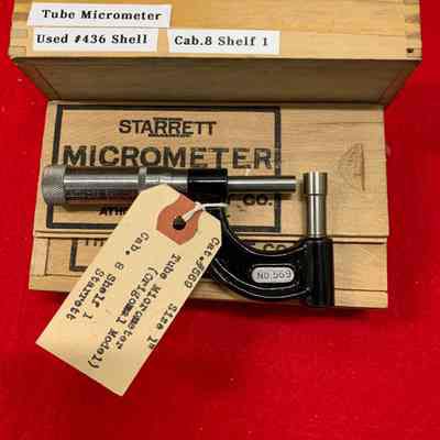 Catalog #569 Tube Micrometer Original Model