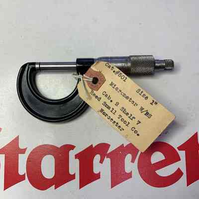 Reed Small Tool Micrometer #501