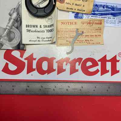 B & S Catalog #59 Micrometer w/RS LN