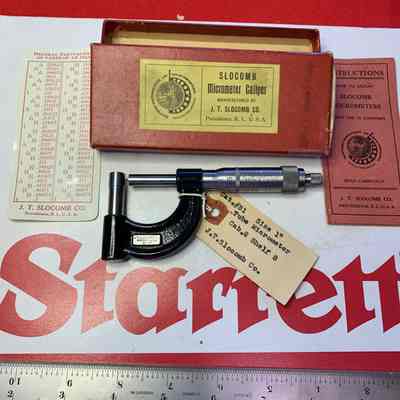 Slocomb Catalog #31 Micrometer Tube