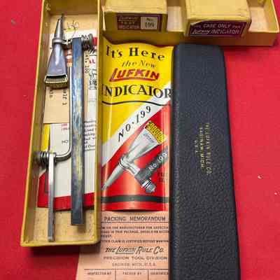 Test Indicator Lufkin No. 199 & Case for No. 199