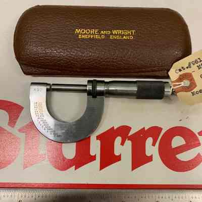 Moore & Wright Catalog #961 Micrometer
