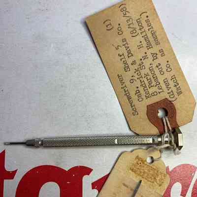 Screw Driver Jewelers (Watch Makers) K. & D. for Hamilton