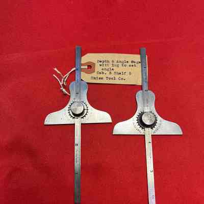 Depth & Angle Gage w/Lug to set Angle Union (2)