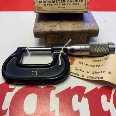 B & S Catalog #11 Micrometer Plain