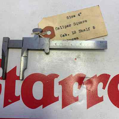 Caliper Slide Caliper Square 4"