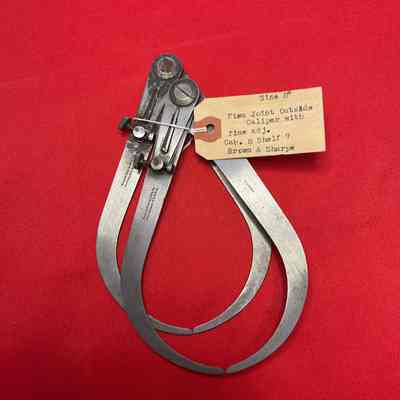 Calipers Outside Fim Joint w/Fine Adjust B & S 8 Inch (2)