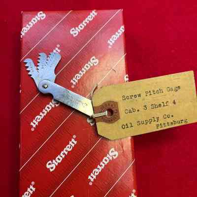 Screw Pitch Gage Oil Supply