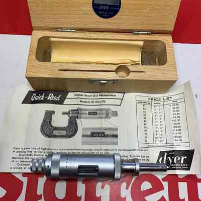 Dyer Micrometer Digital Quick-Read