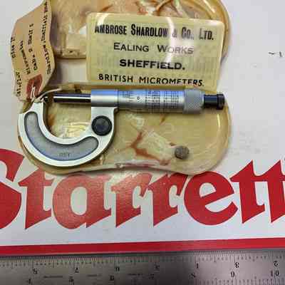 Shardlow Catalog #1-V Micrometer