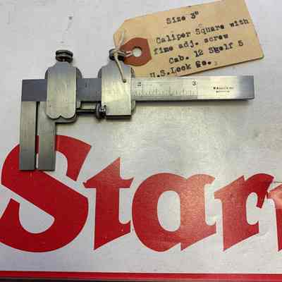 Caliper Slide Caliper Square U. S. Lock Co. 3"