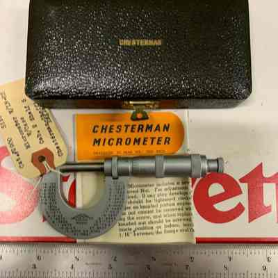 Chesterman Catalog #2900 Micrometer