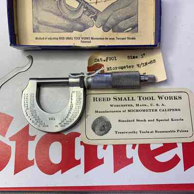 Reed Small Tool Micrometer No. 901